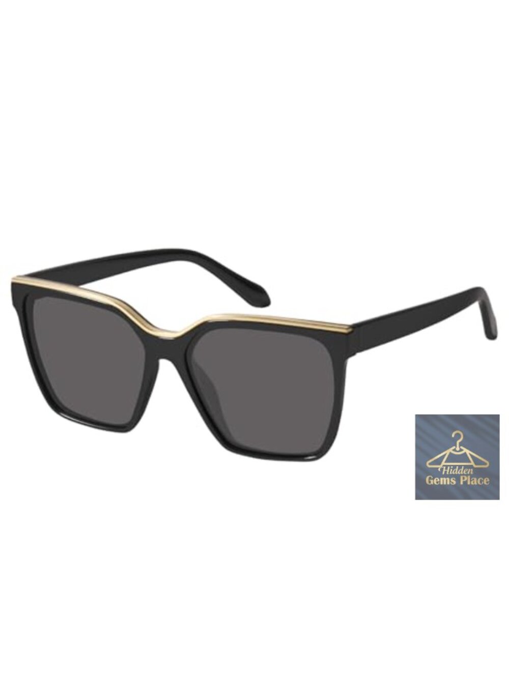 Oversized Square Polarized Sunglasses Women UV400